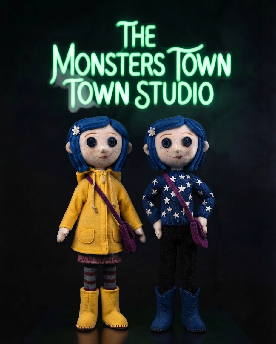 Muñeca Coleccionable Coraline – Edición Especial con Rostro