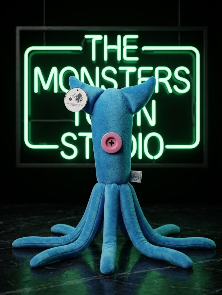 Coraline Blue Squid Art Plush • Edición especial